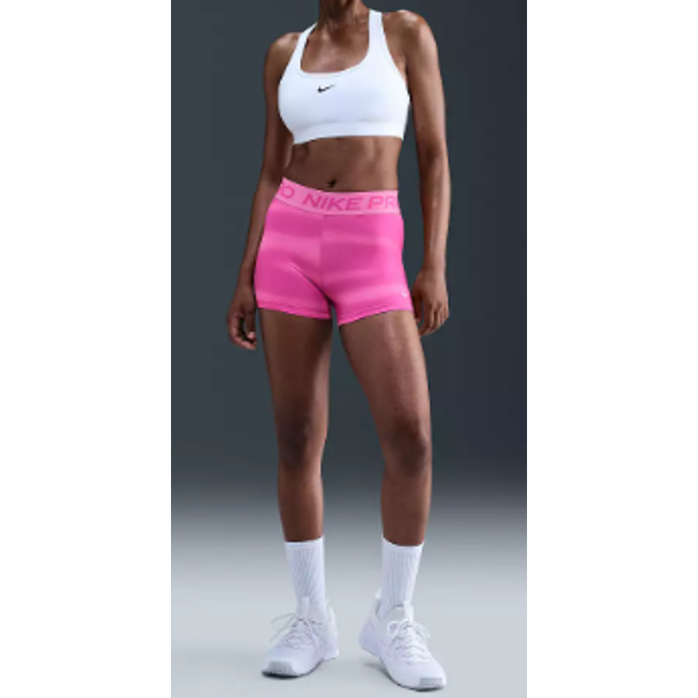 Nike Women's Pro 3" Striped Shorts Size XL